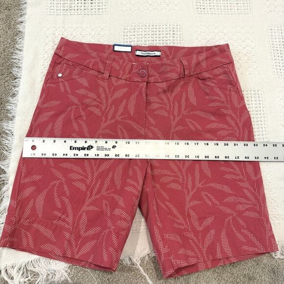 new Croft & Barrow 16 flat front casual chino shorts SH2 2843 - Picture 7 of 9